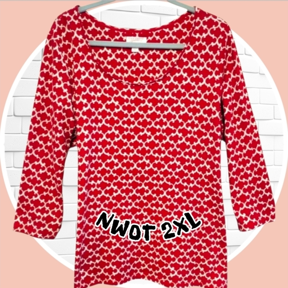 NWOT Sz 2XL Charter Club Luxury Top 100% Pima Cotton